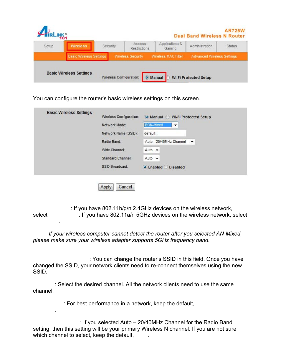 Airlink101 AR725W User Manual | Page 20 / 64