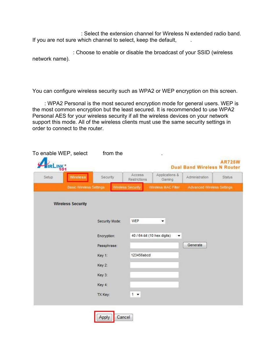 Airlink101 AR725W User Manual | Page 21 / 64