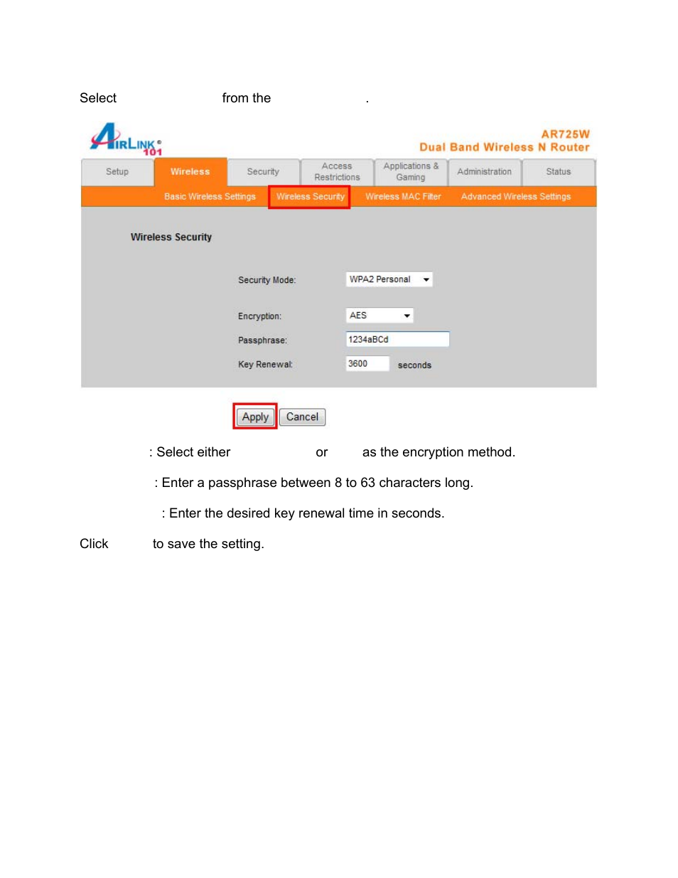 Airlink101 AR725W User Manual | Page 23 / 64