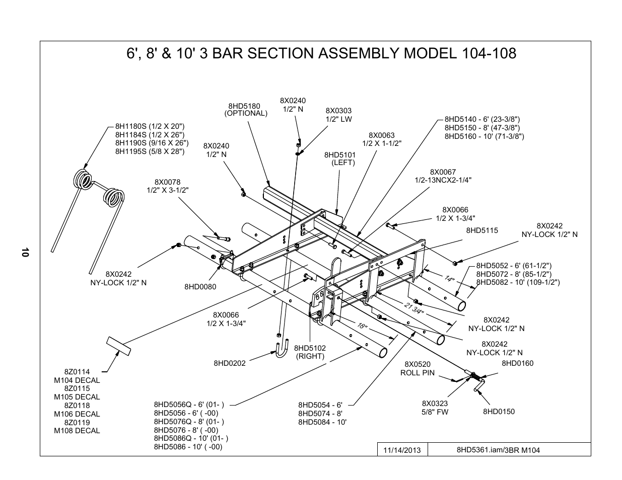 Summers Mounted Attachments User Manual | Page 13 / 30