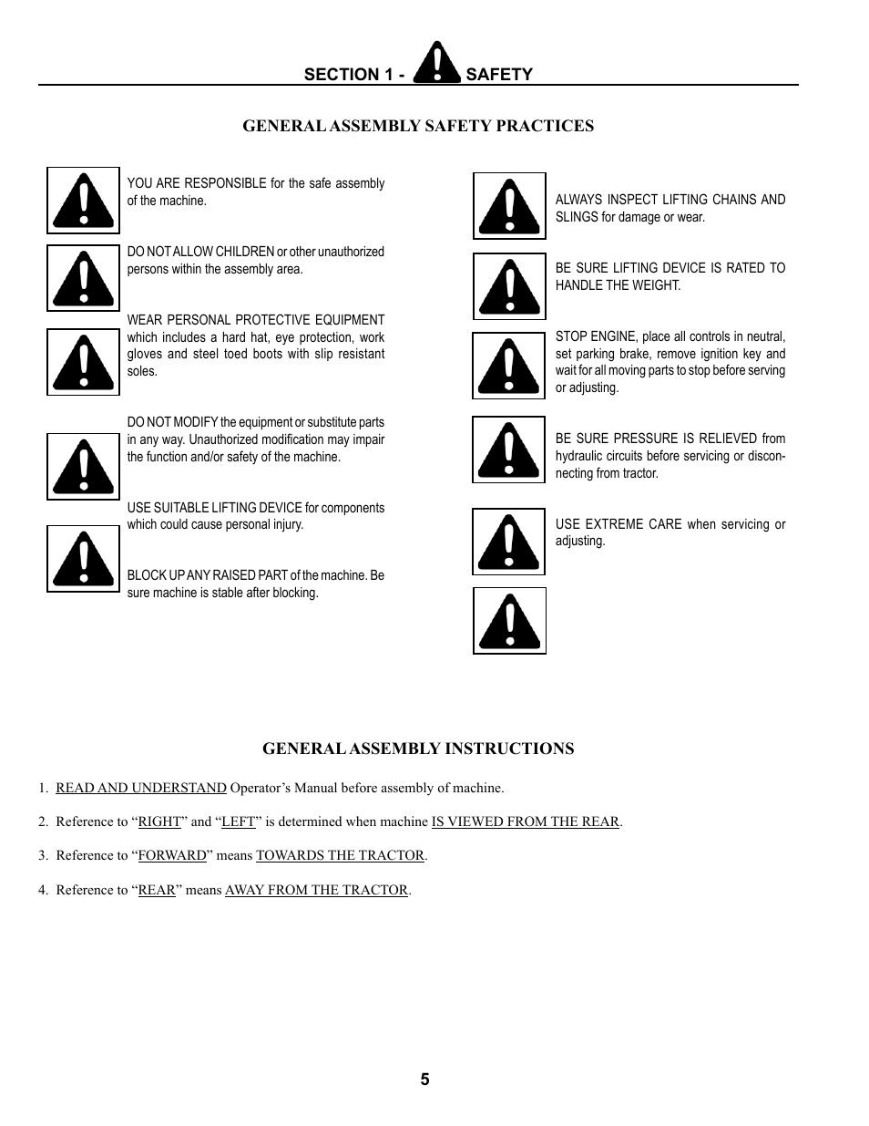 Summers Mounted Attachments User Manual | Page 8 / 30