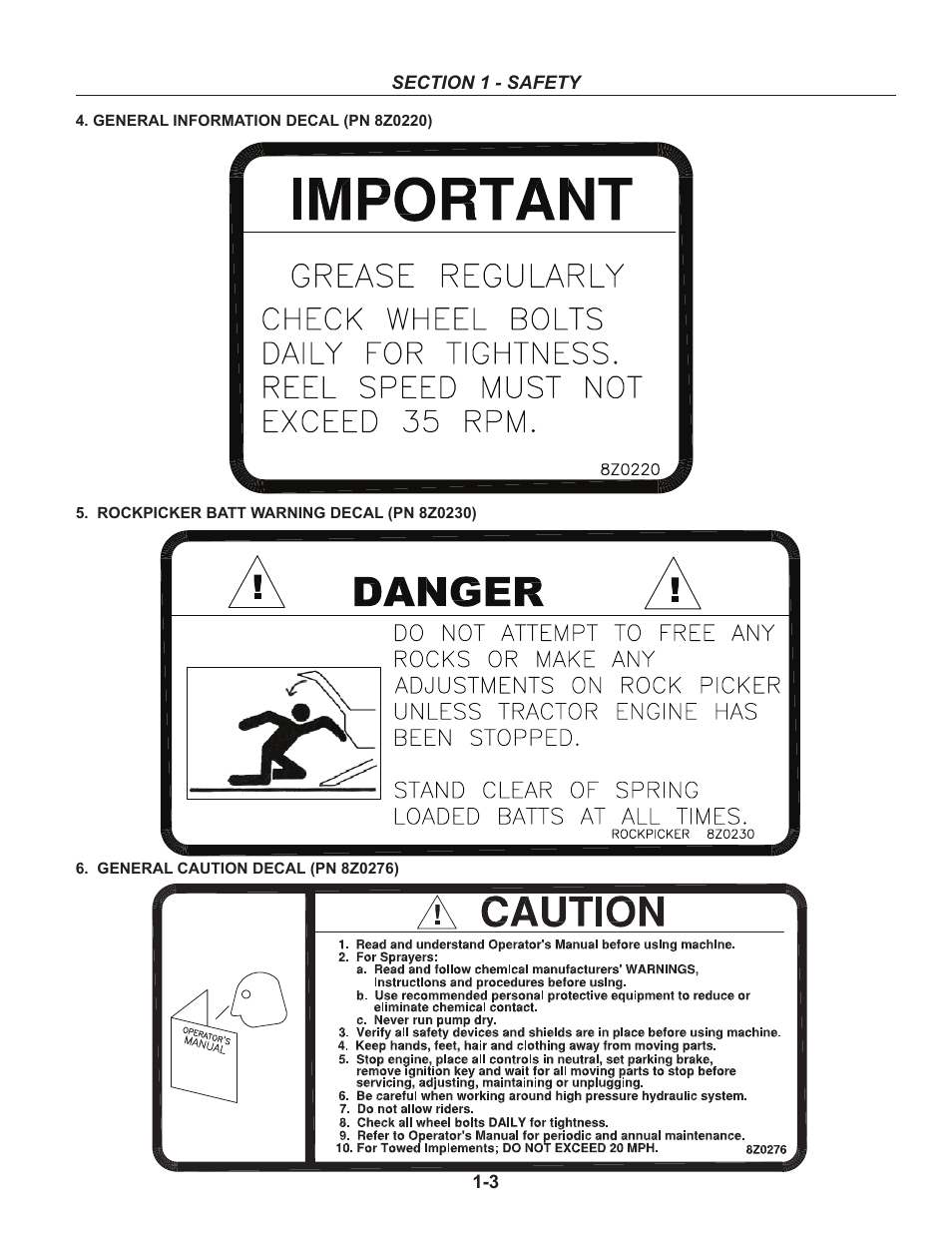 Summers Rockpicker User Manual | Page 7 / 52