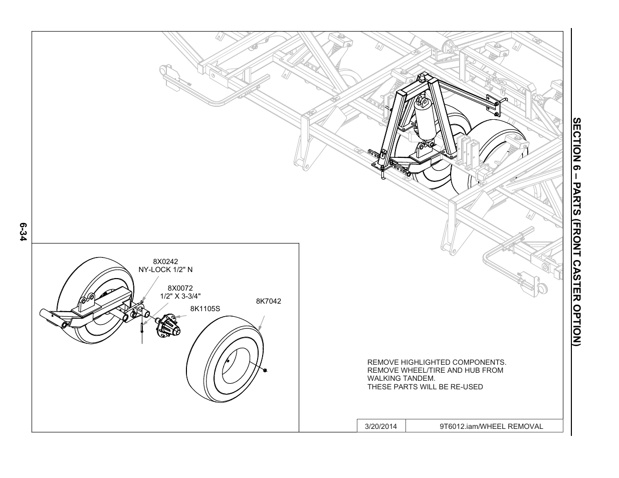 Wheel removal | Summers Superchisel - 3-Section User Manual | Page 118 / 138