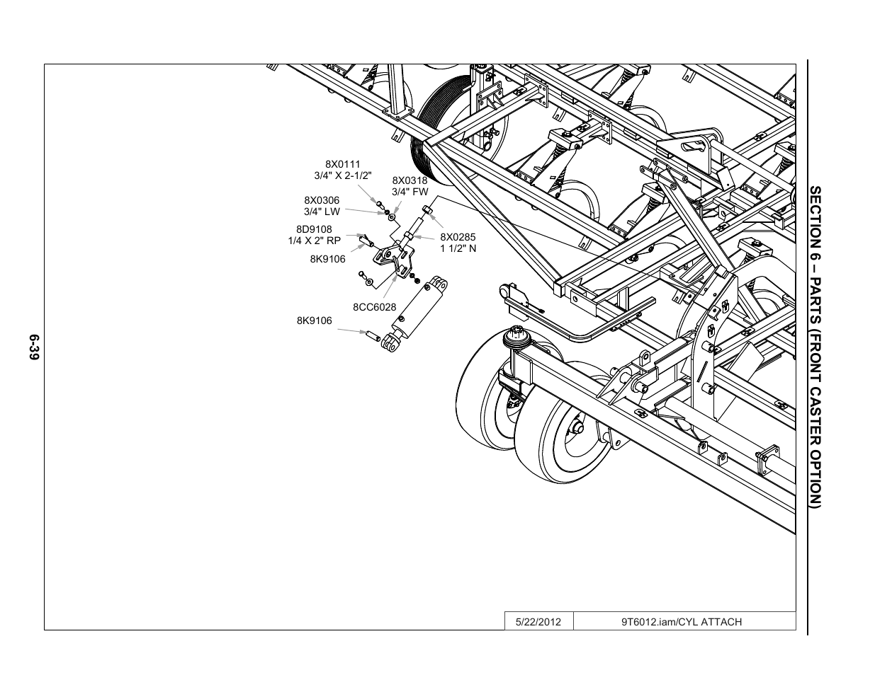 Cylinder attachment | Summers Superchisel - 3-Section User Manual | Page 123 / 138
