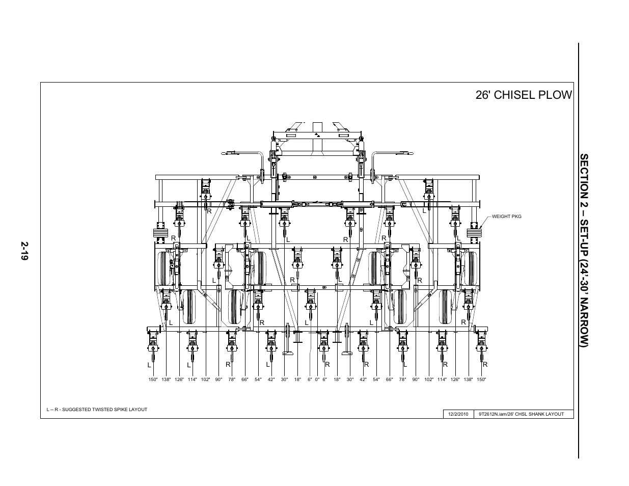 26' chisel plow | Summers Superchisel - 3-Section User Manual | Page 31 / 138