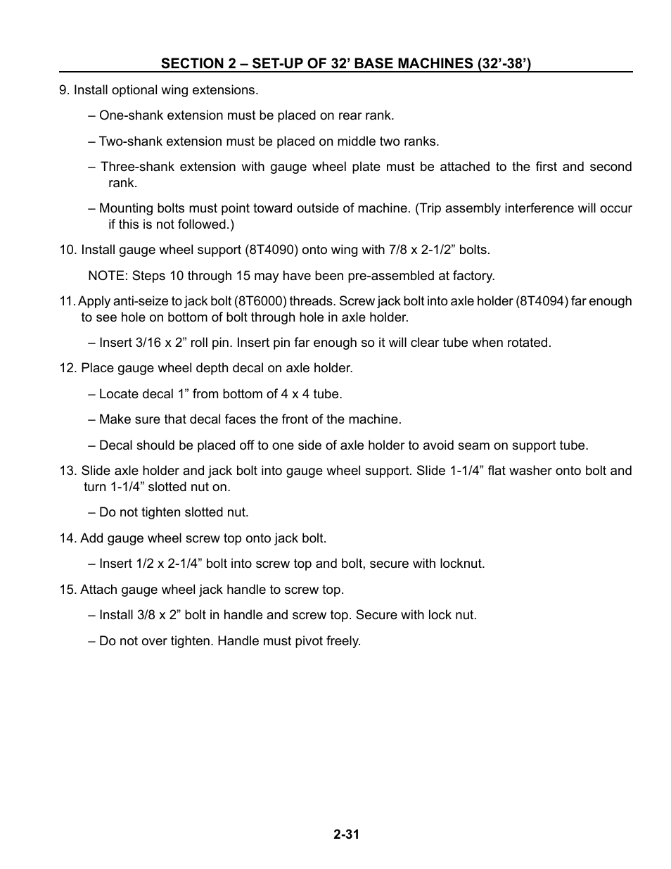 Summers Superchisel - 3-Section User Manual | Page 43 / 138