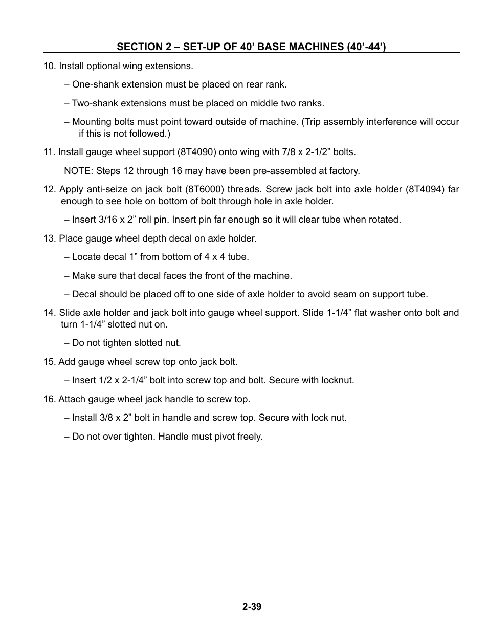 Summers Superchisel - 3-Section User Manual | Page 51 / 138