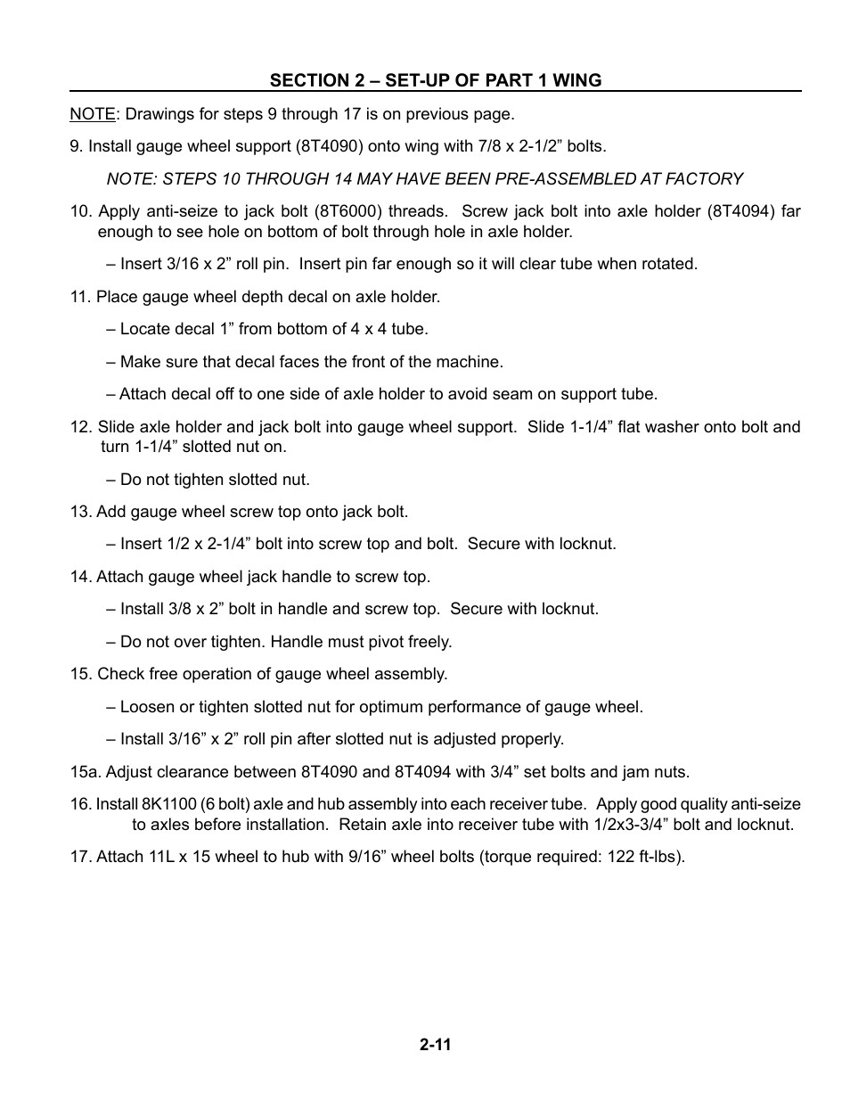 Summers Superchisel - 5-Section User Manual | Page 23 / 98