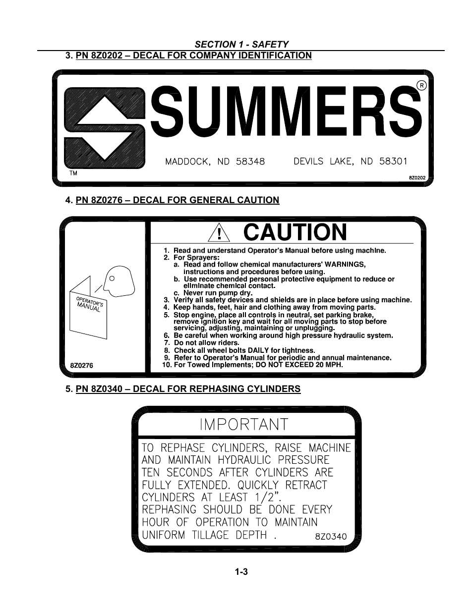 Summers Superchisel - 5-Section User Manual | Page 9 / 98