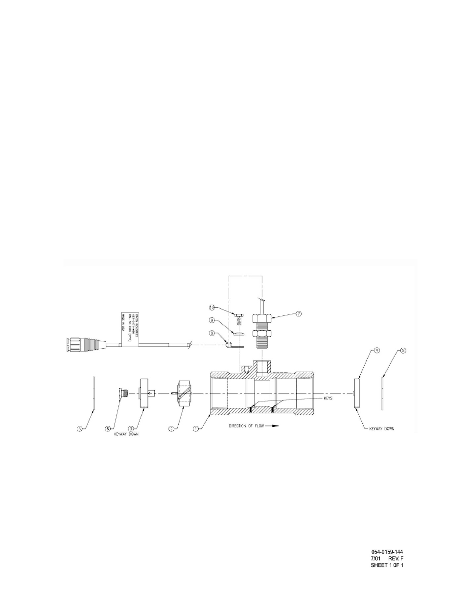 Rfm 60s flow meter replacement parts, Rfm 60s flow meter | Summers 3Pt Supersprayer User Manual | Page 115 / 124