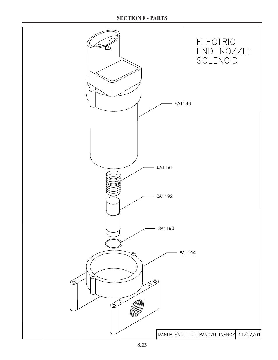 Electric end nozzle solenoid | Summers Truck Supersprayer User Manual | Page 63 / 80