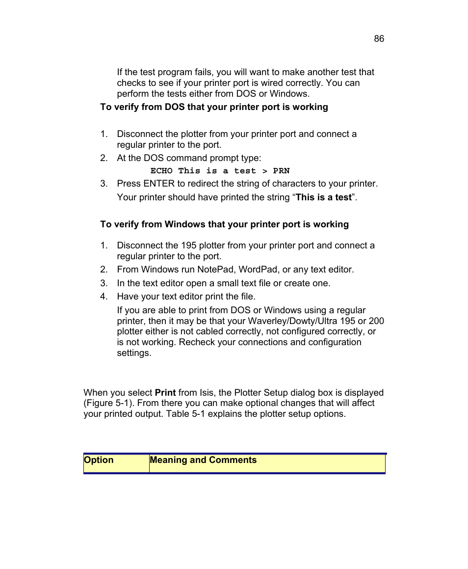 6 sending isis imagery to a plotter/printer | Triton Isis User Manual | Page 100 / 310