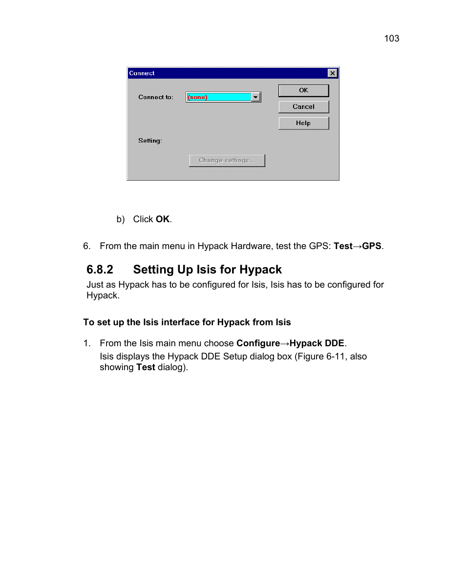 2 setting up isis for hypack | Triton Isis User Manual | Page 117 / 310