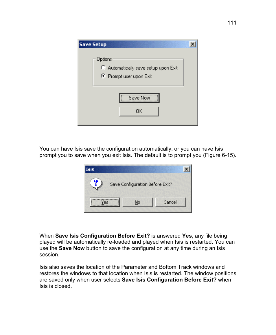 Triton Isis User Manual | Page 125 / 310