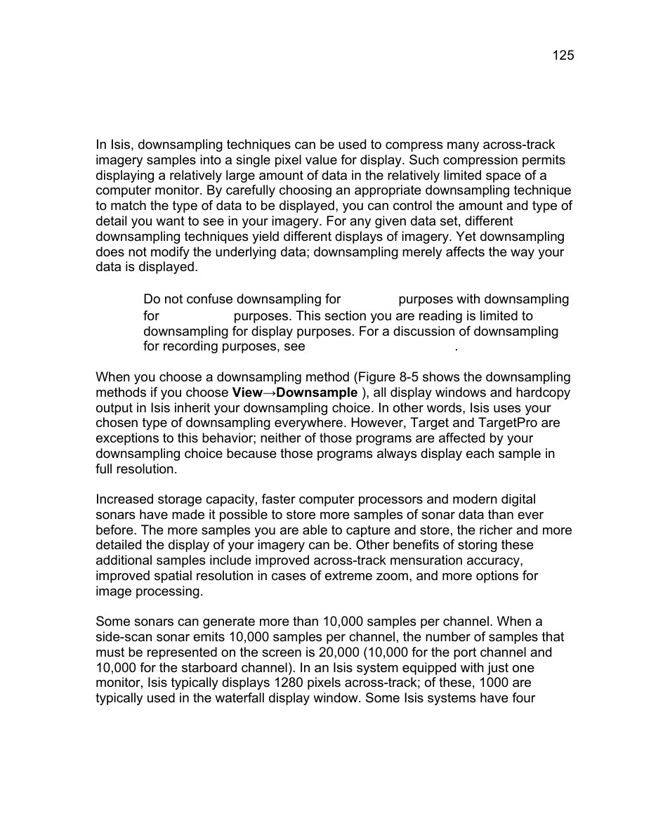 4 downsample | Triton Isis User Manual | Page 139 / 310