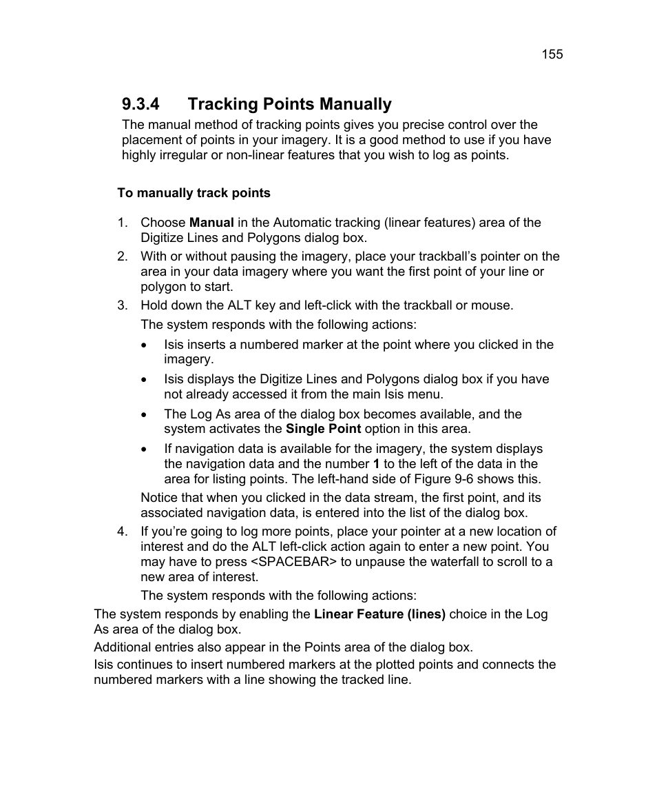 4 tracking points manually | Triton Isis User Manual | Page 169 / 310