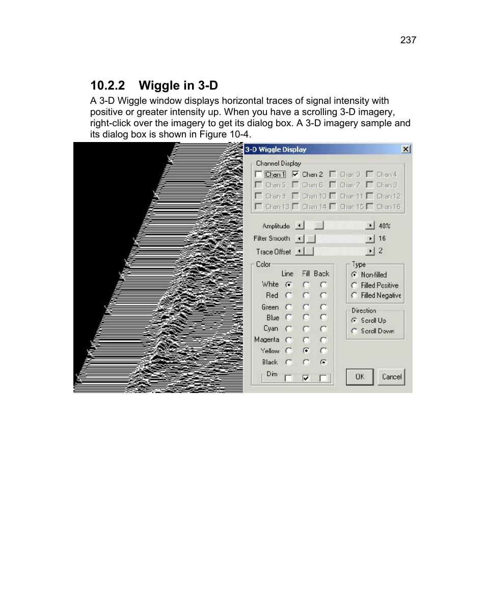 2 wiggle in 3-d | Triton Isis User Manual | Page 251 / 310