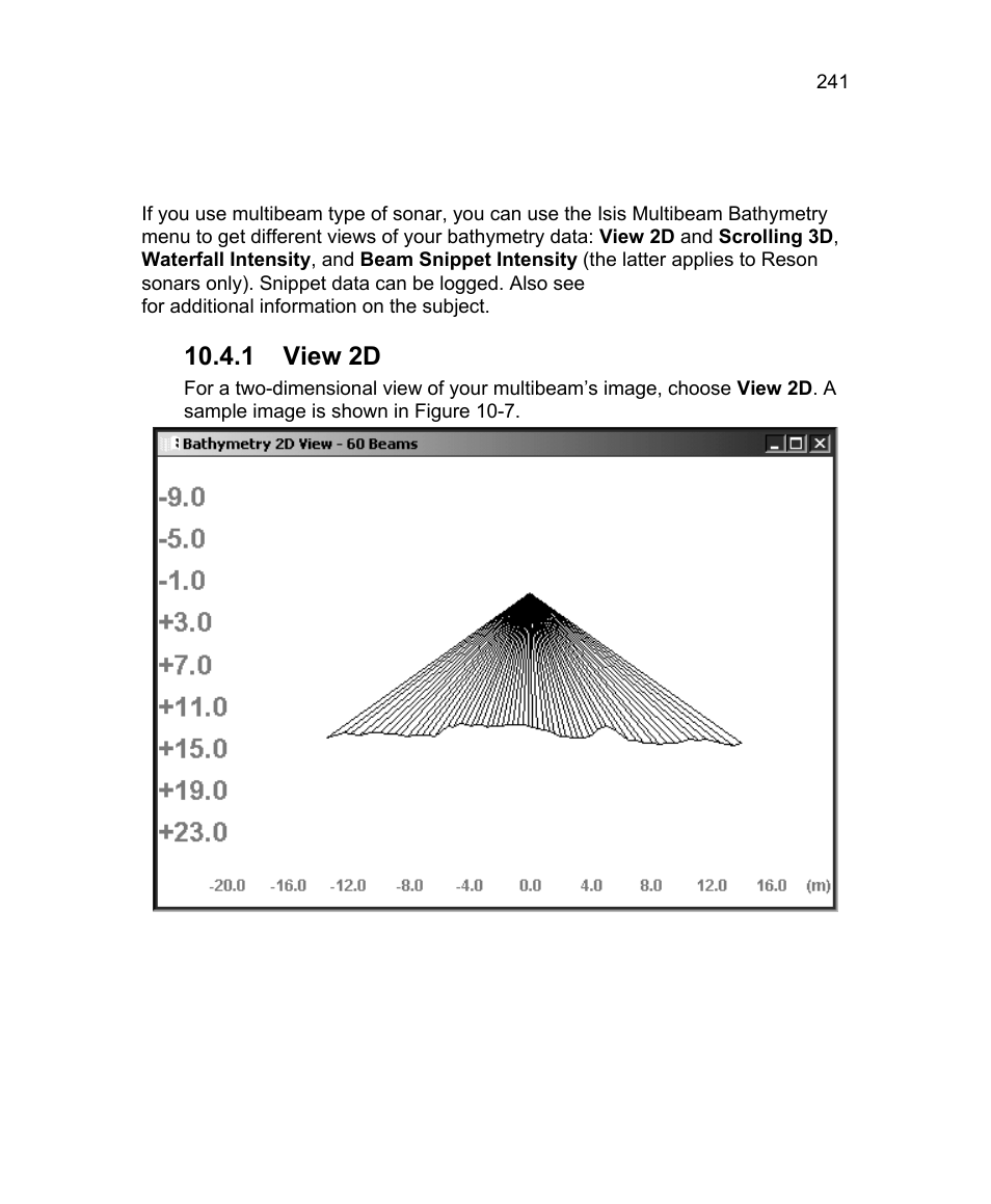 4 multibeam bathymetry, 1 view 2d | Triton Isis User Manual | Page 255 / 310