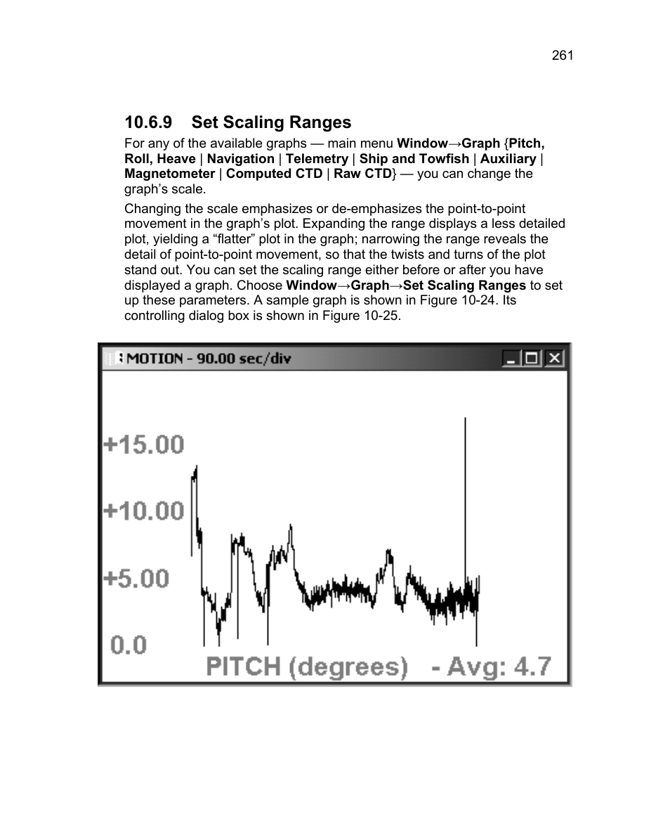 9 set scaling ranges | Triton Isis User Manual | Page 275 / 310