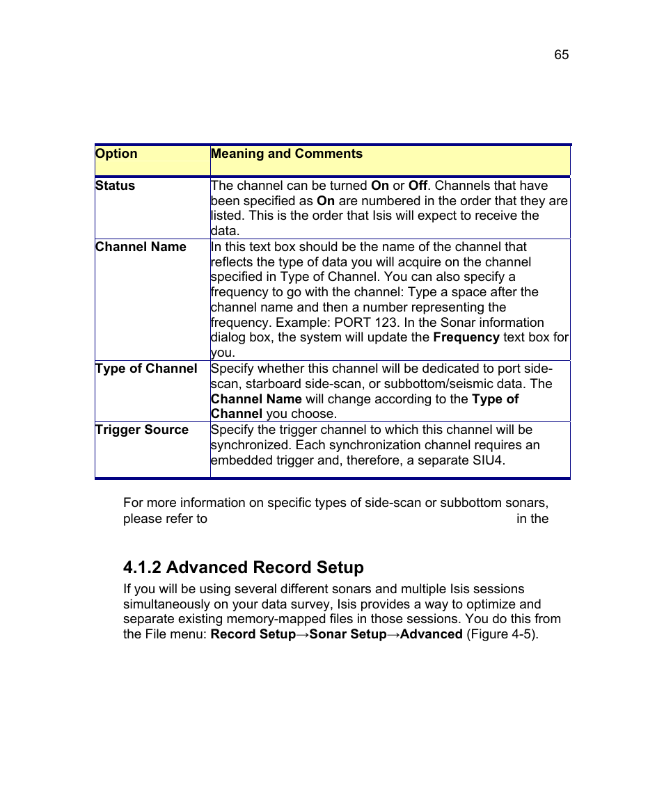 2 advanced record setup | Triton Isis User Manual | Page 79 / 310