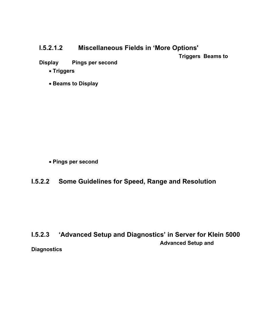 I.5.2.1.2 miscellaneous fields in ‘more options | Triton Isis User Manual | Page 154 / 168