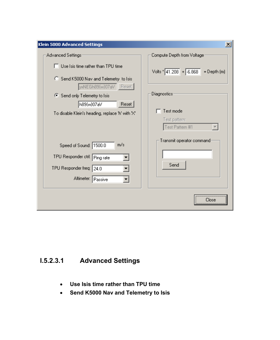 I.5.2.3.1 advanced settings | Triton Isis User Manual | Page 155 / 168