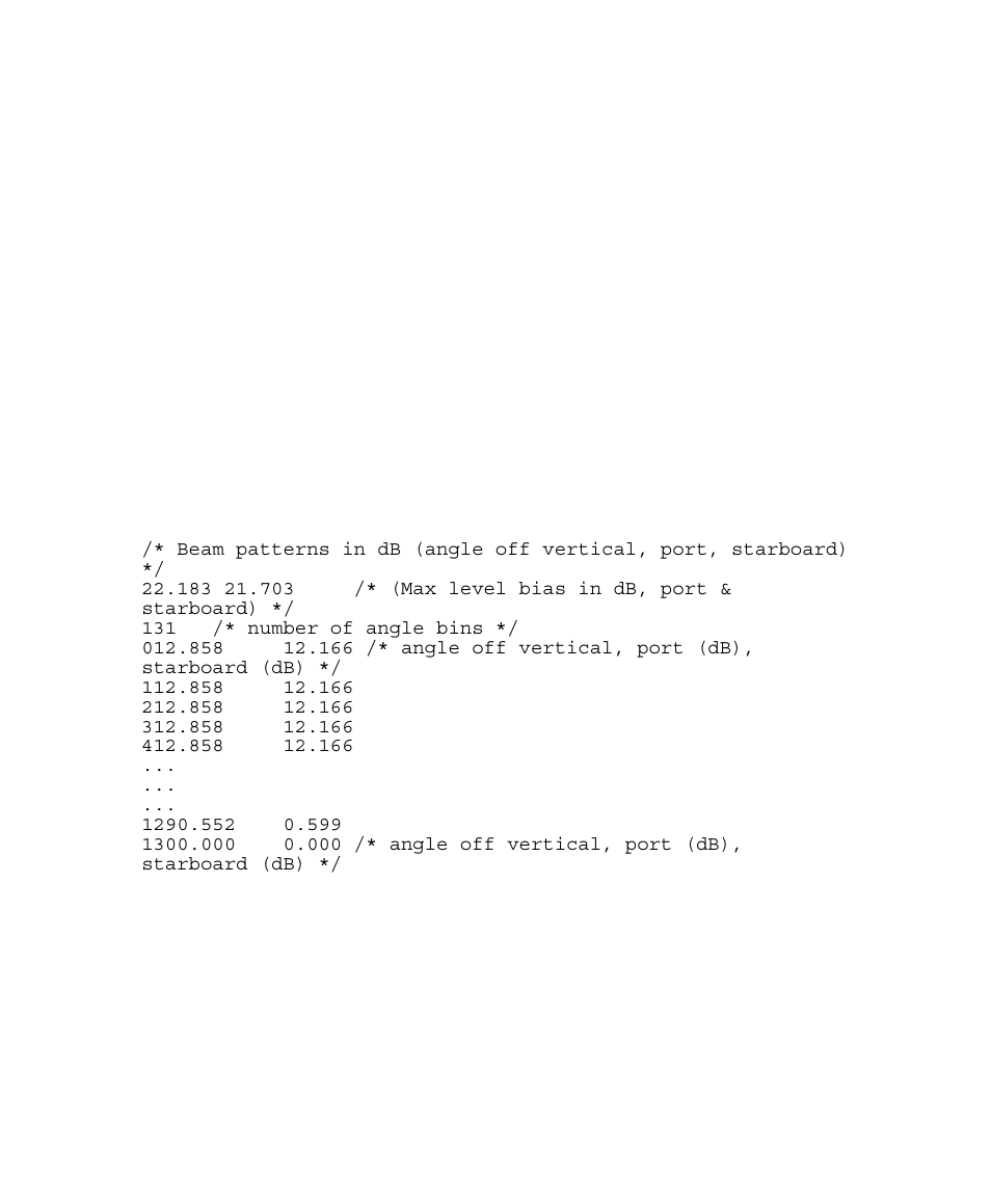 Appendix b isis bac and gac file formats, B.1 bac file format | Triton Isis User Manual | Page 33 / 168