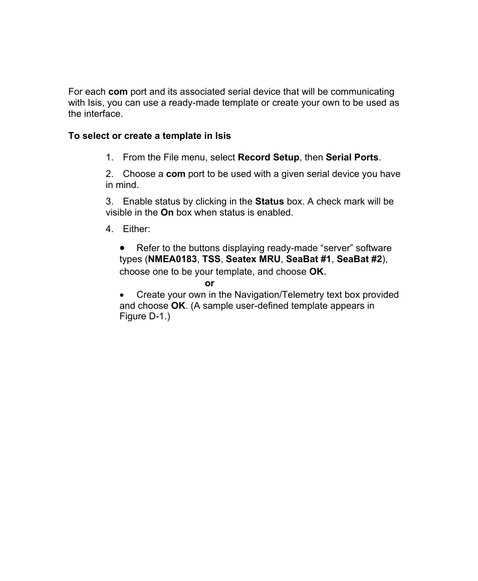 D.3 template construction | Triton Isis User Manual | Page 48 / 168