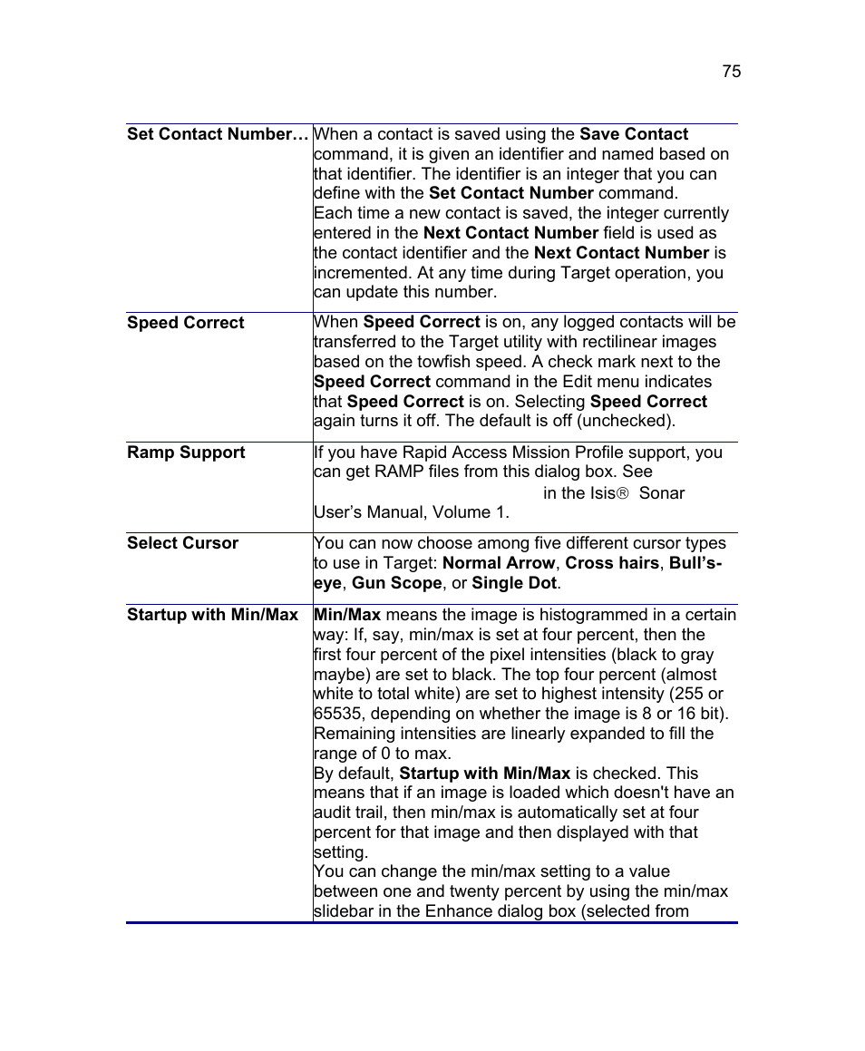 E.4 contact logging, E.4.1 contact information | Triton Isis User Manual | Page 85 / 168