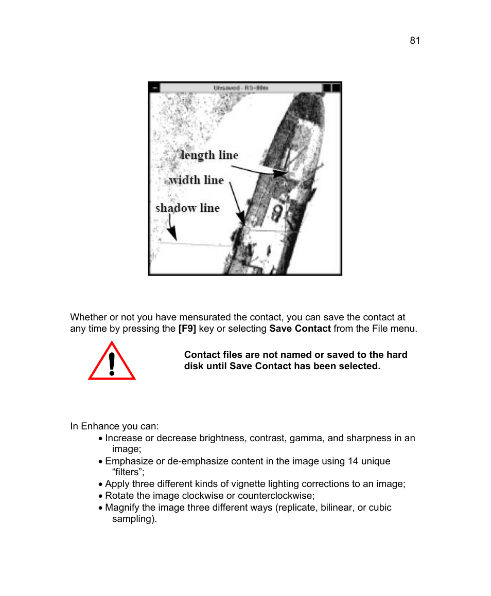 E.5 the enhance function | Triton Isis User Manual | Page 91 / 168