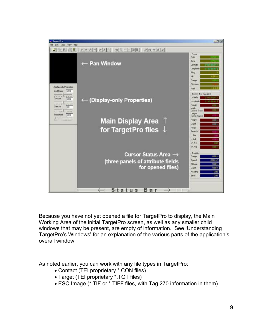 2 opening a file | Triton TargetPro User Manual | Page 18 / 83