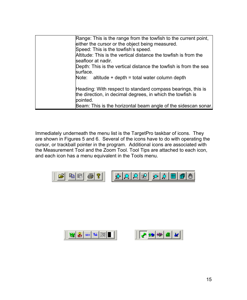 4 icons on the taskbar | Triton TargetPro User Manual | Page 24 / 83