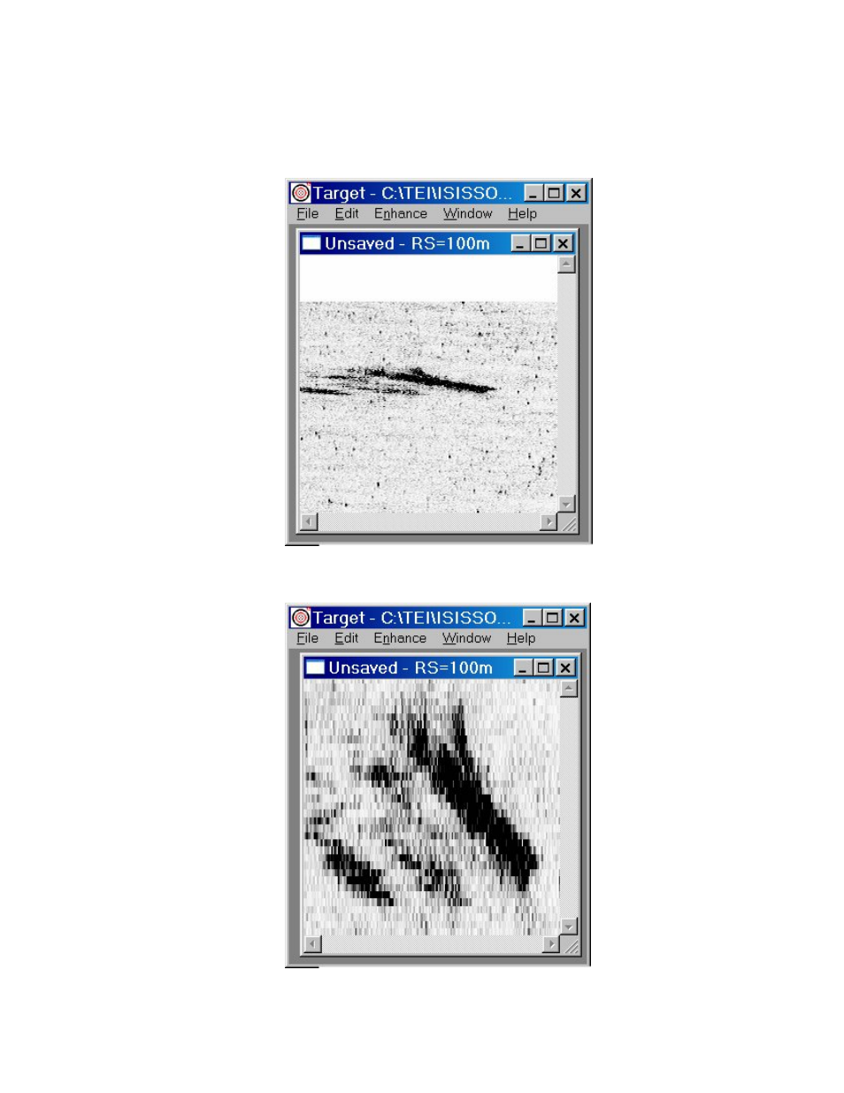 Sample images from target | Triton TargetPro User Manual | Page 81 / 83