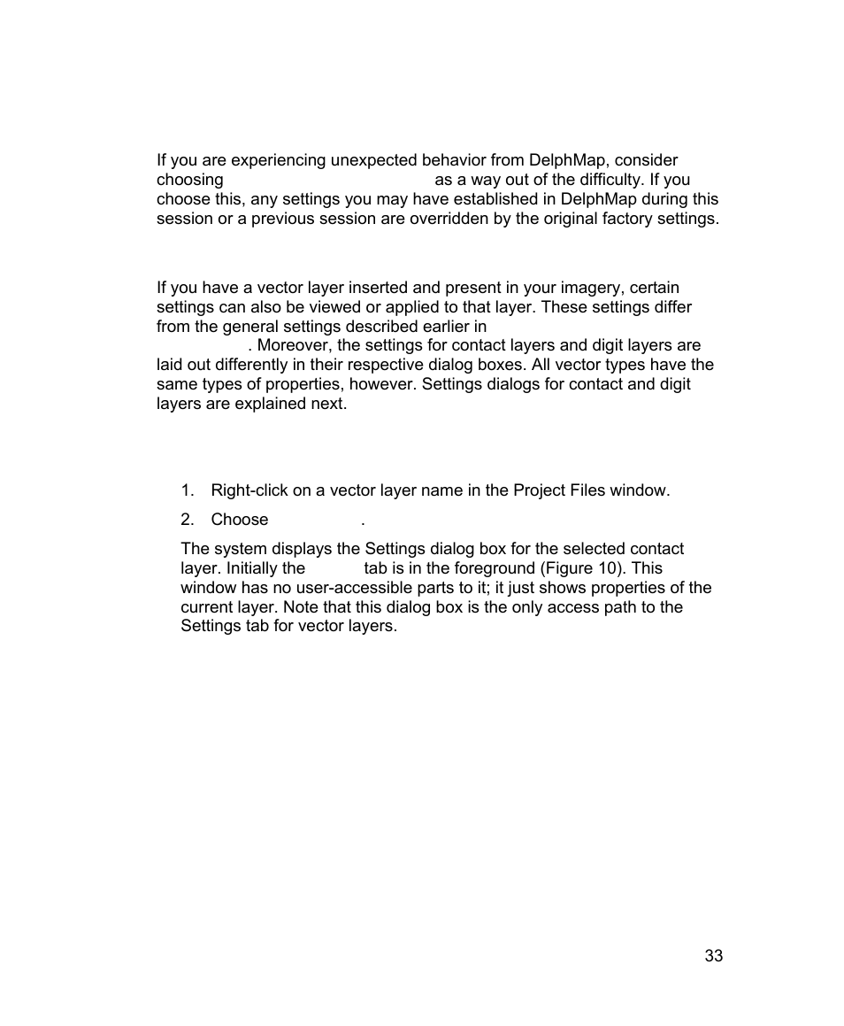 Reset to factory settings | Triton TritonMap User Manual | Page 47 / 141