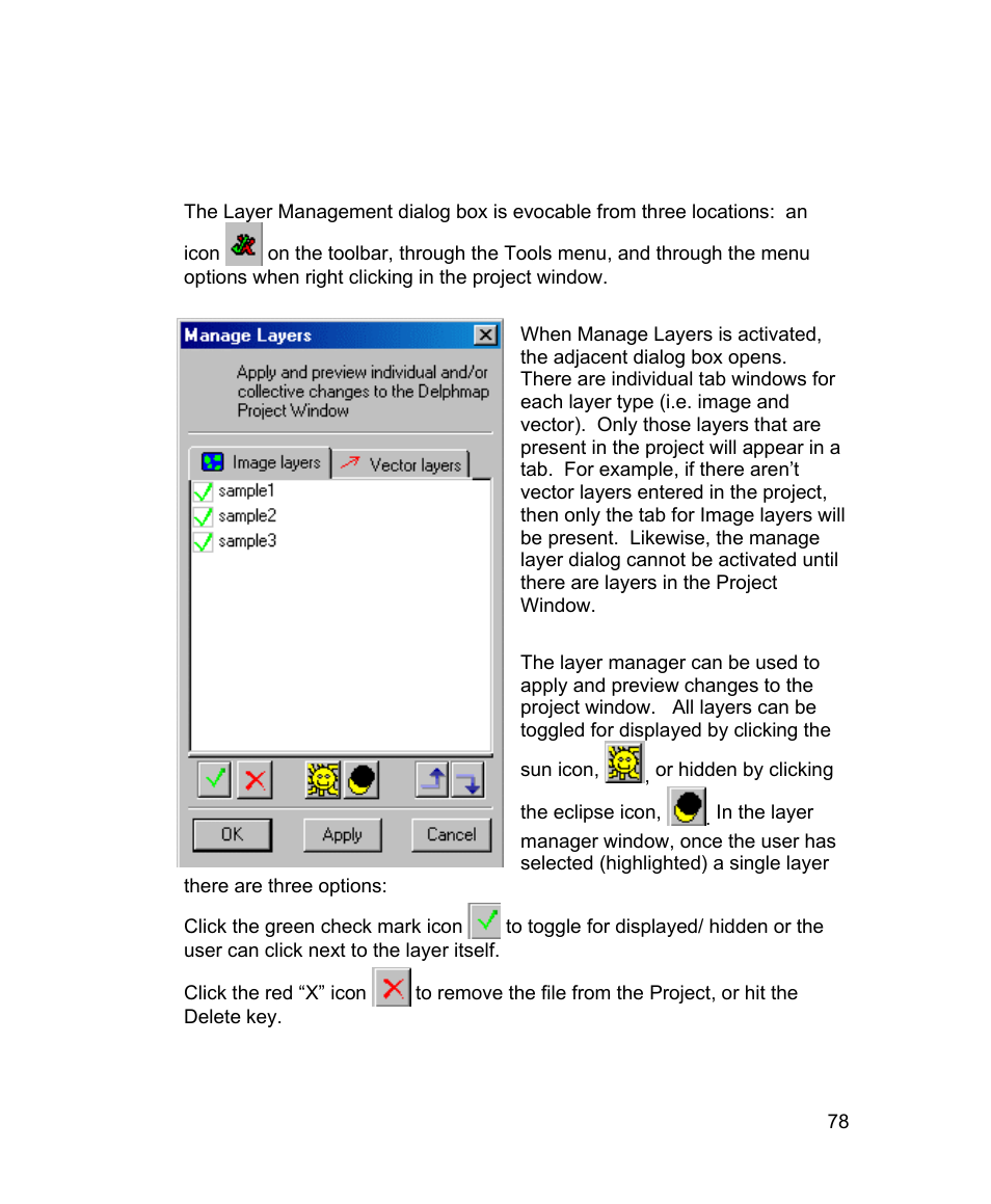 Layer manager | Triton TritonMap User Manual | Page 92 / 141