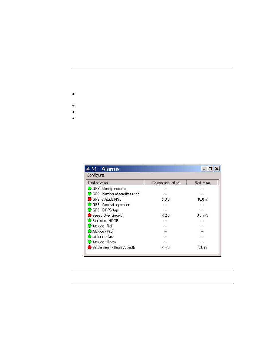 Alarm display | Triton TritonNav User Manual | Page 55 / 84