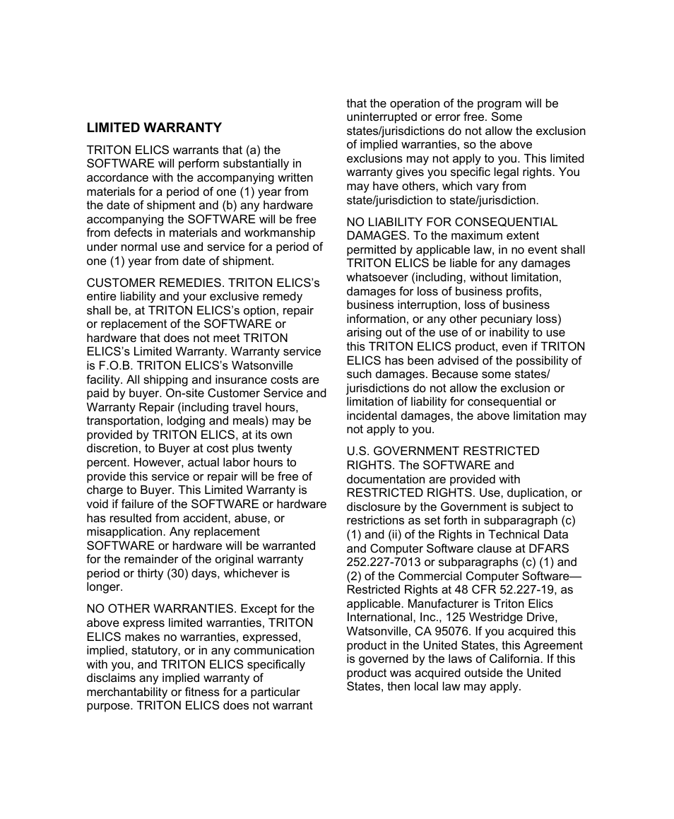 Triton BathyPro User Manual | Page 5 / 112