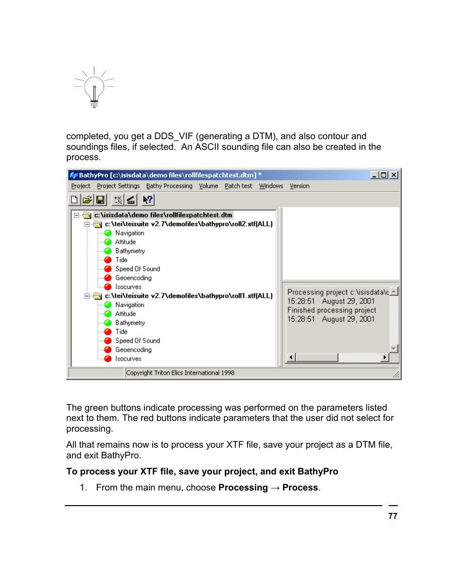 Triton BathyPro User Manual | Page 77 / 112