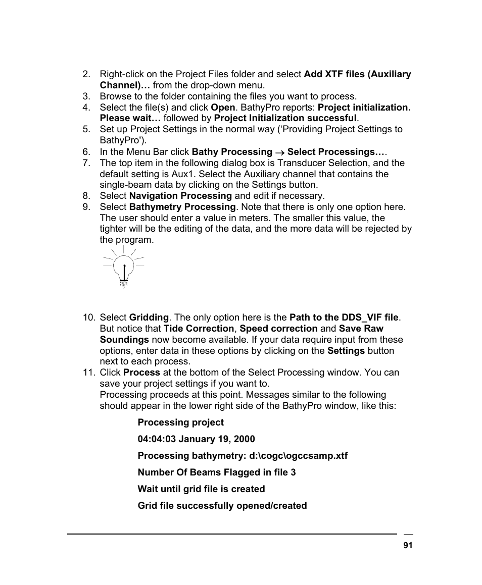 Triton BathyPro User Manual | Page 91 / 112