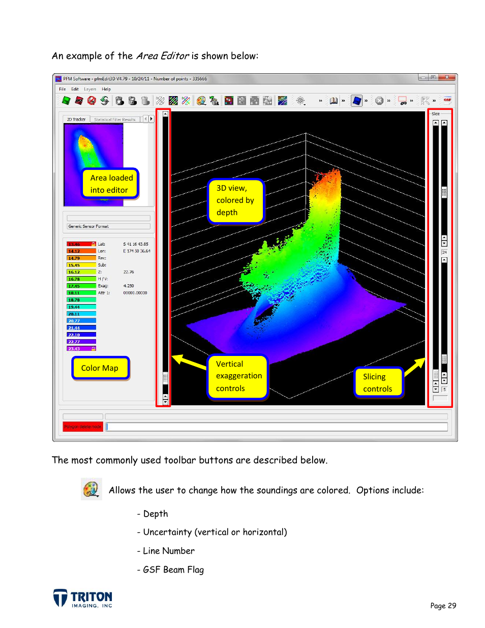 Triton Bathymetry User Manual | Page 33 / 49
