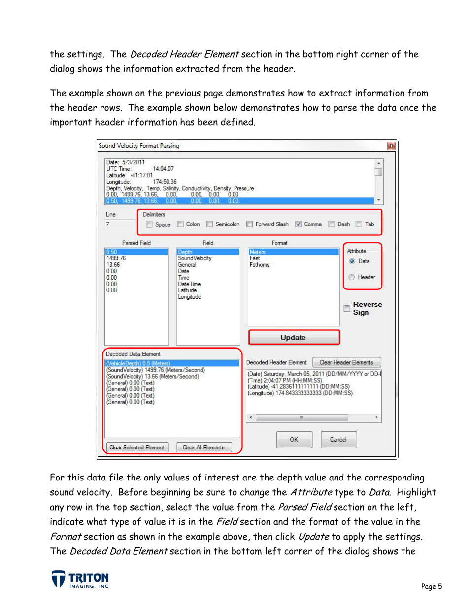Triton Bathymetry User Manual | Page 9 / 49