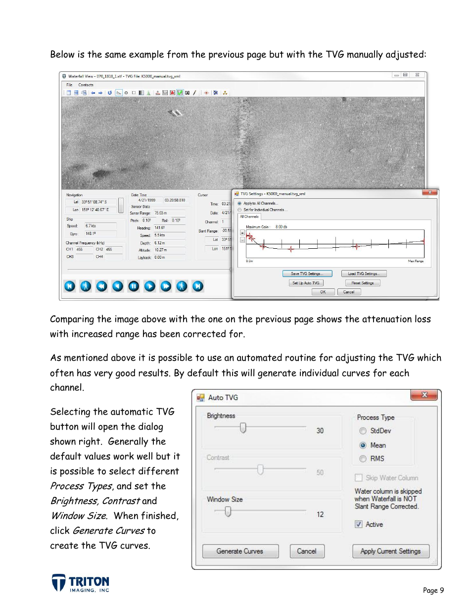 Triton Sidescan User Manual | Page 12 / 28