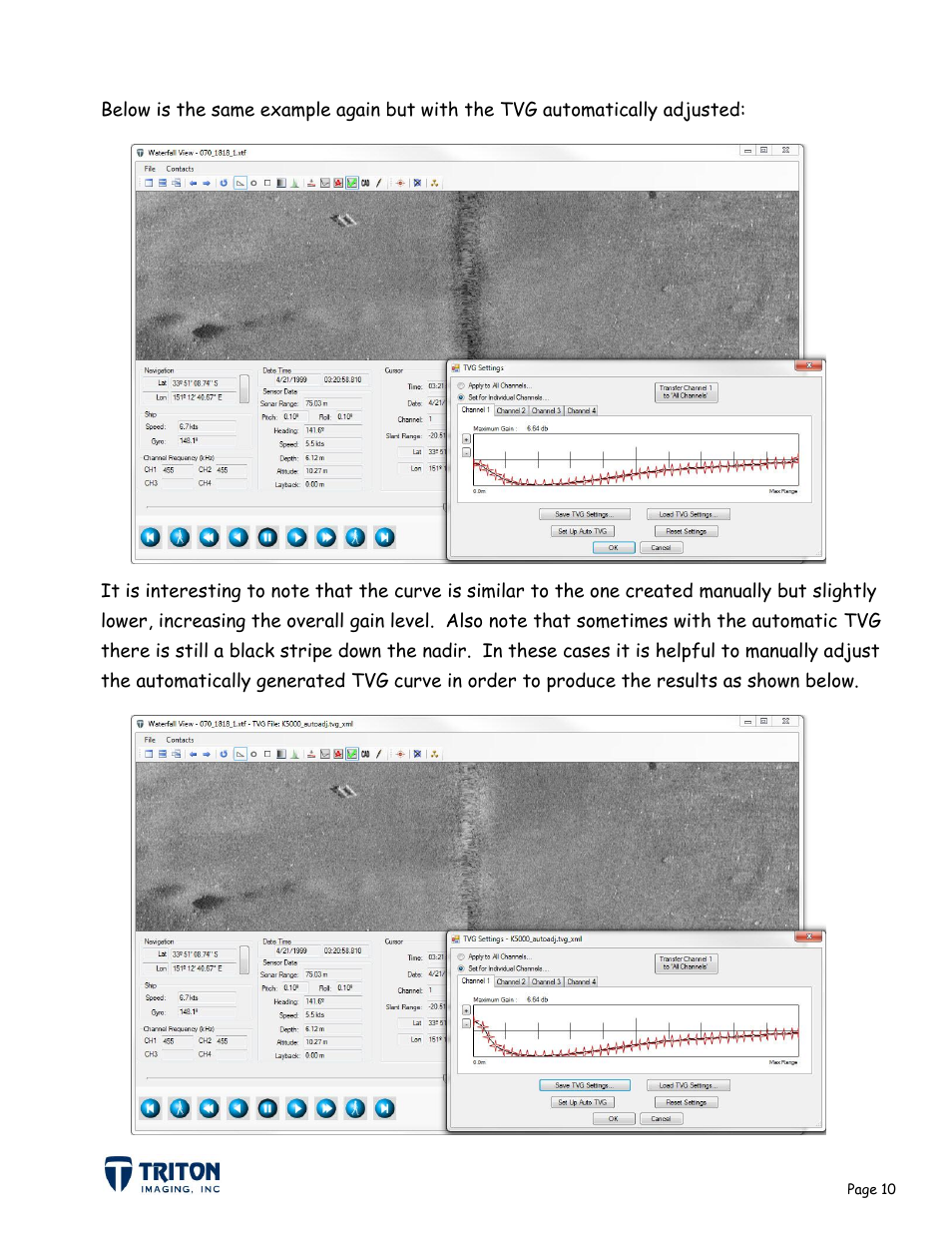 Triton Sidescan User Manual | Page 13 / 28
