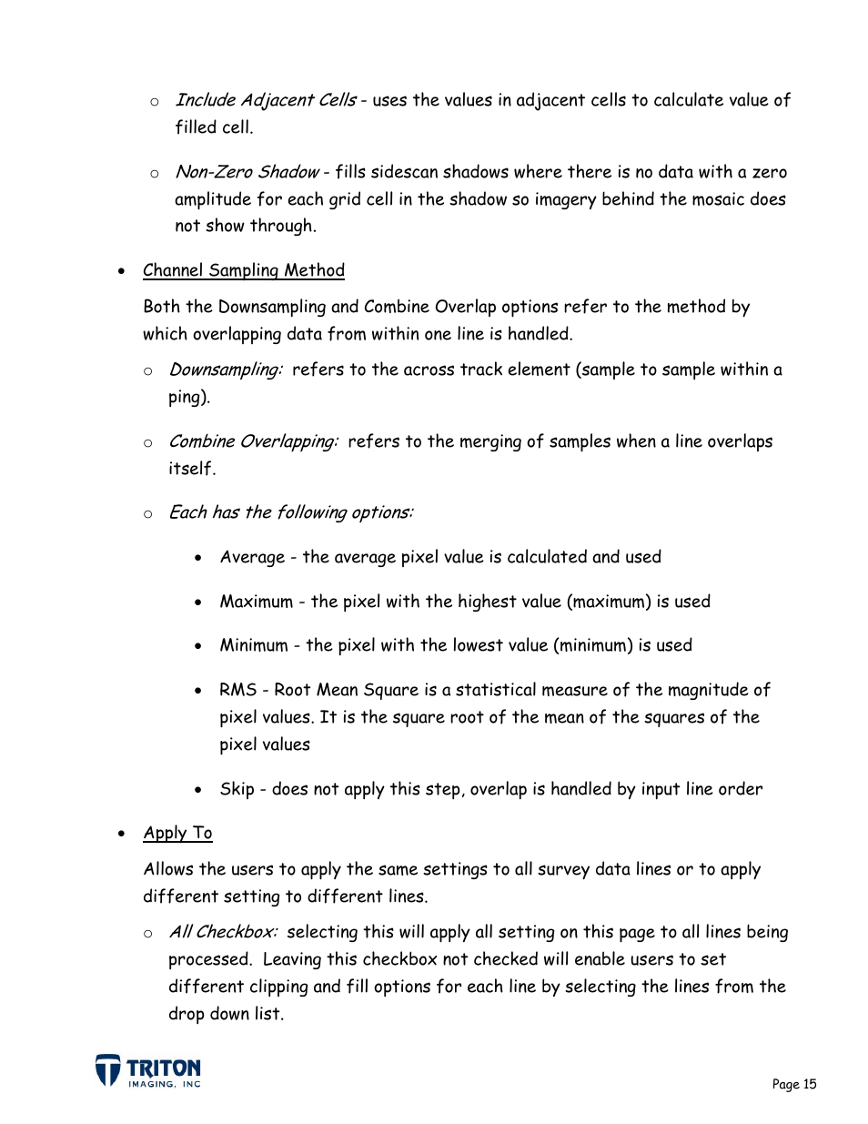 Triton Sidescan User Manual | Page 18 / 28