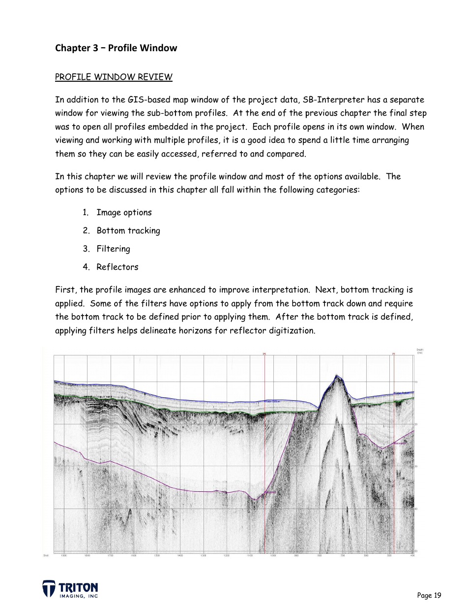 Chapter, R 3 – profil, E window | Triton SB-Interpreter User Manual | Page 21 / 60