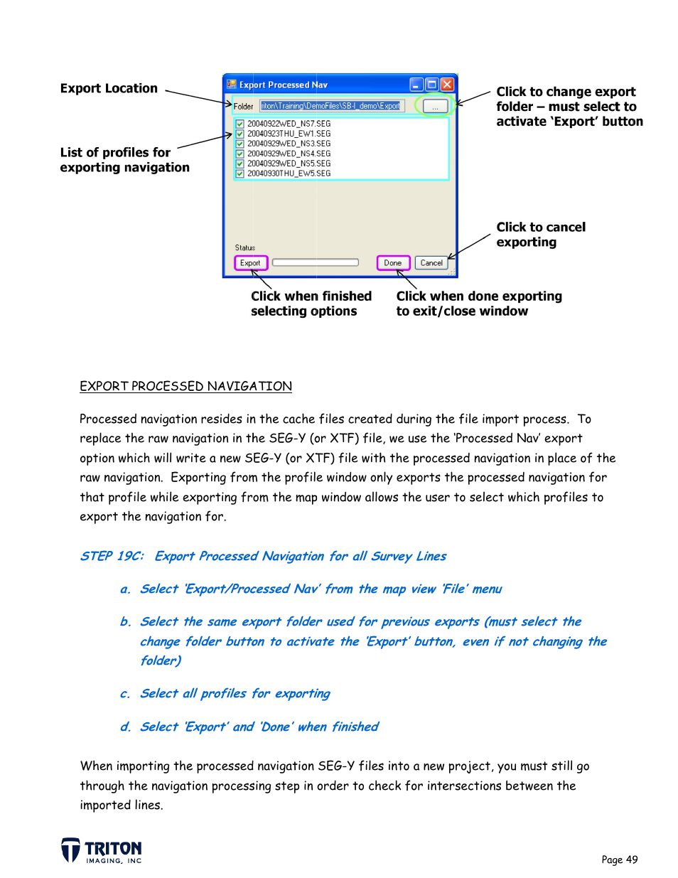 Triton SB-Interpreter User Manual | Page 52 / 60