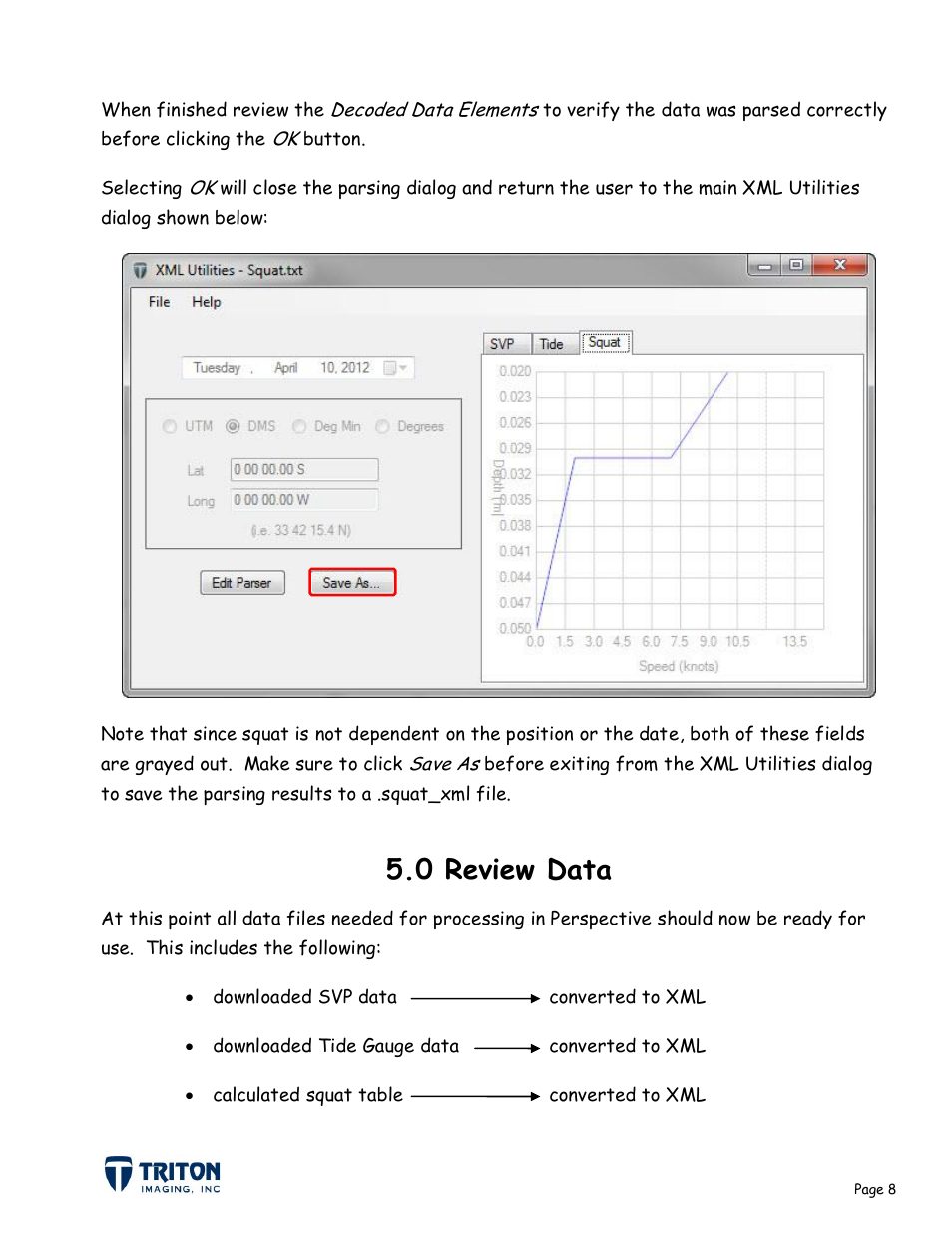 0 review data | Triton XML Utilities User Manual | Page 11 / 11