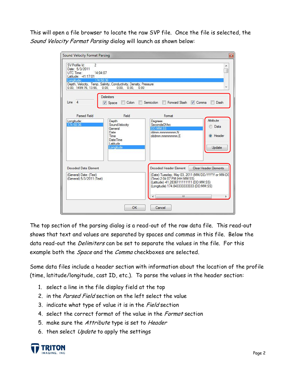 Triton XML Utilities User Manual | Page 5 / 11