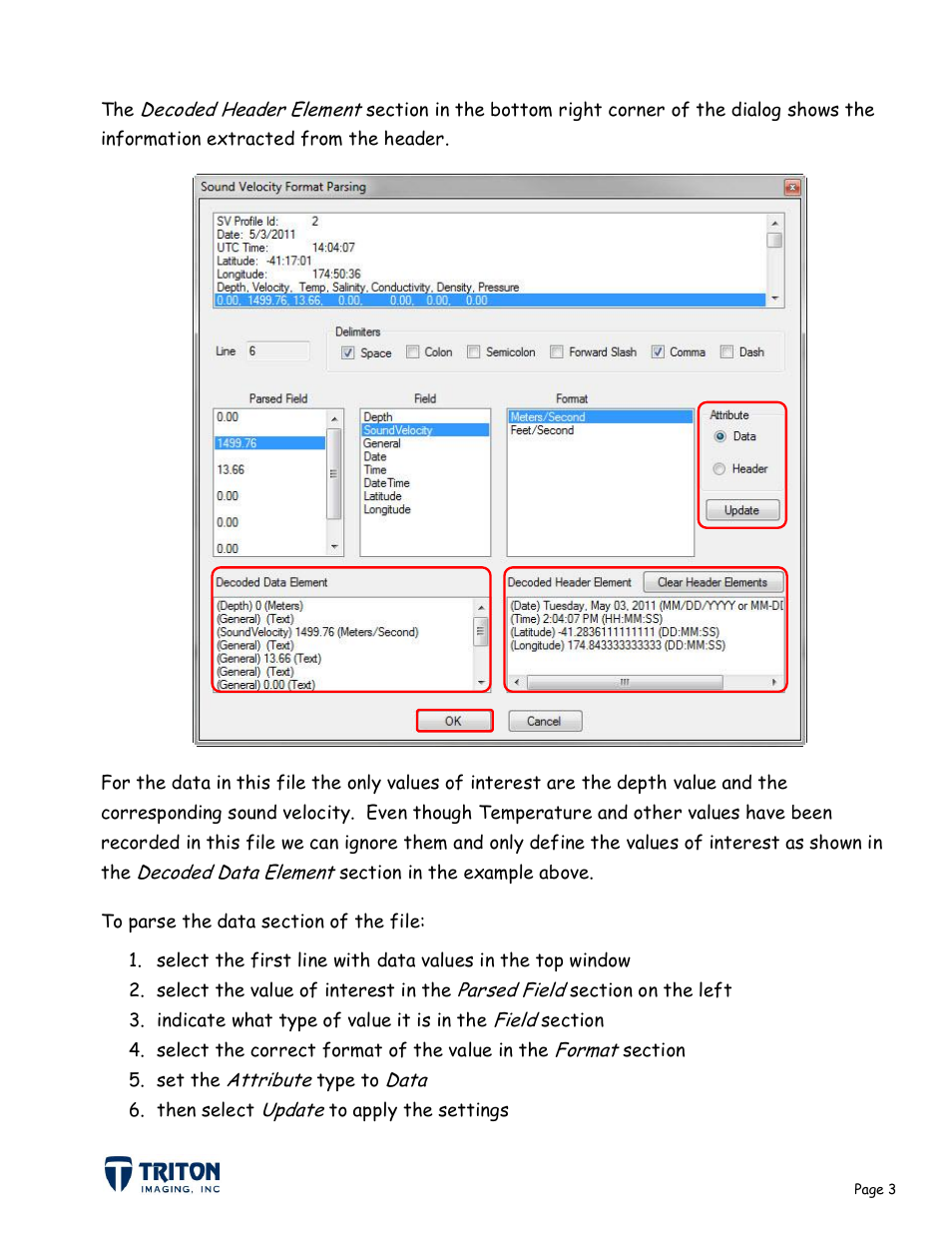 Triton XML Utilities User Manual | Page 6 / 11