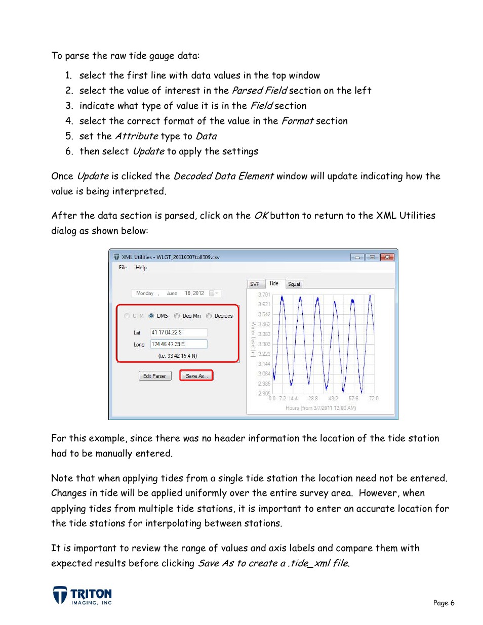 Triton XML Utilities User Manual | Page 9 / 11